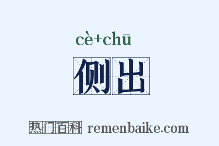 侧出是什么意思的图片